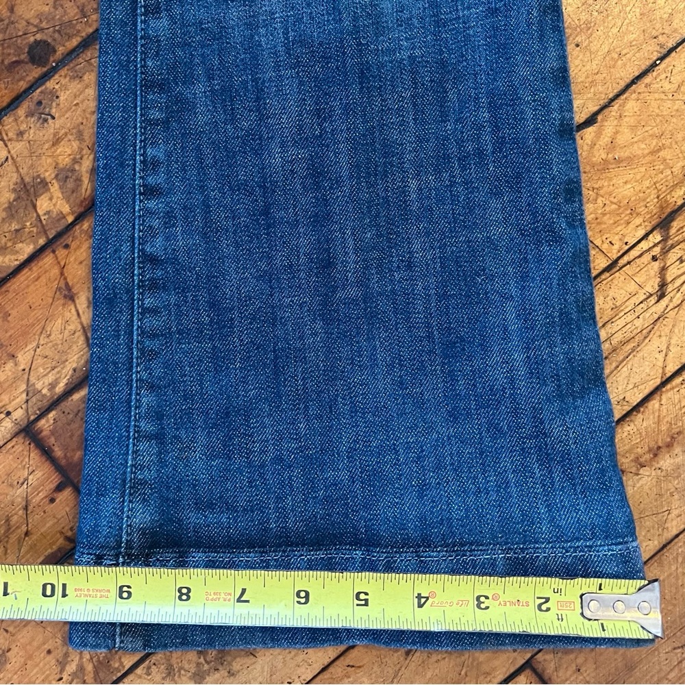 Anlo Y2K Bootcut Jeans Button Tab Flap Pocket USA 26 - Picture 5 of 7